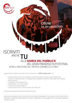 Iscriviti alla giuria del pubblico Gran Paradiso Film Festival